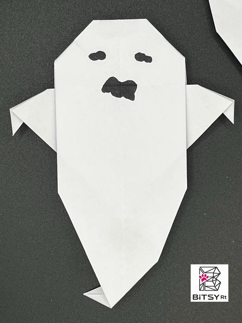 Handmade Origami Ghost Duo