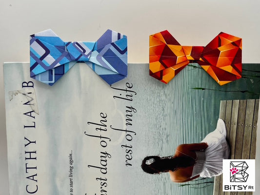 Handmade Origami Bow Bookmark