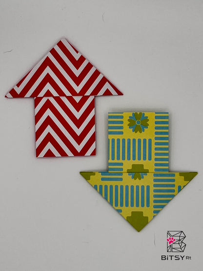 Handmade Origami Arrow Bookmark