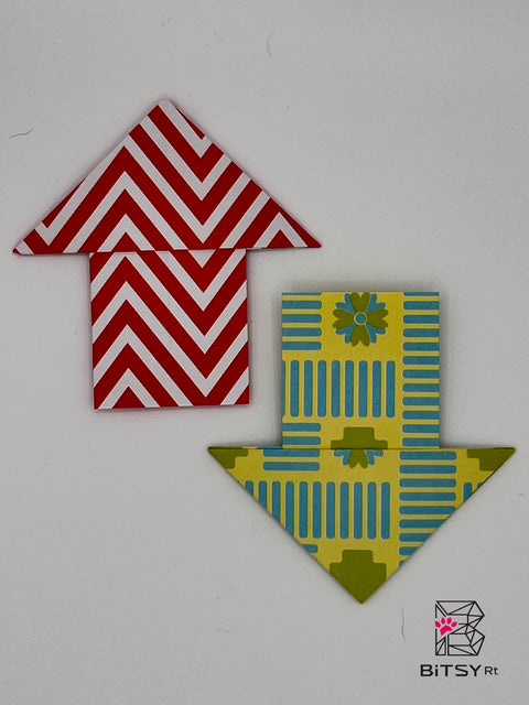 Handmade Origami Arrow Bookmark