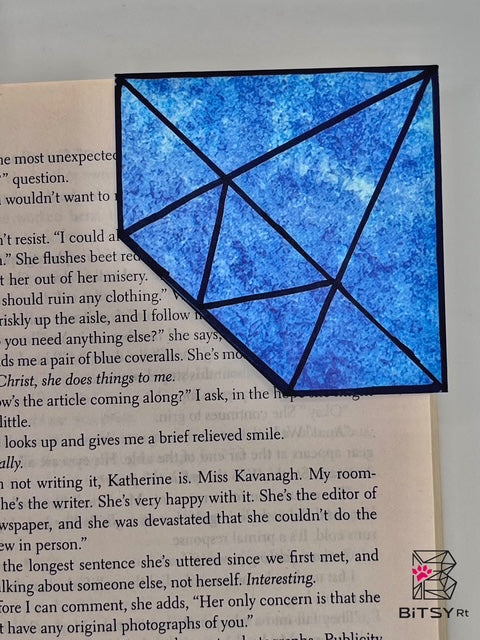 Handmade Origami Diamond Bookmark