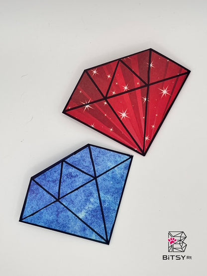 Handmade Origami Diamond Bookmark