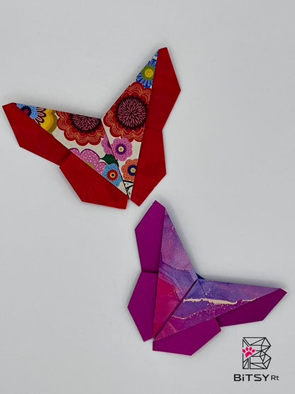 Handmade Origami Butterfly Bookmark