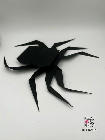Handmade Origami Spider Set