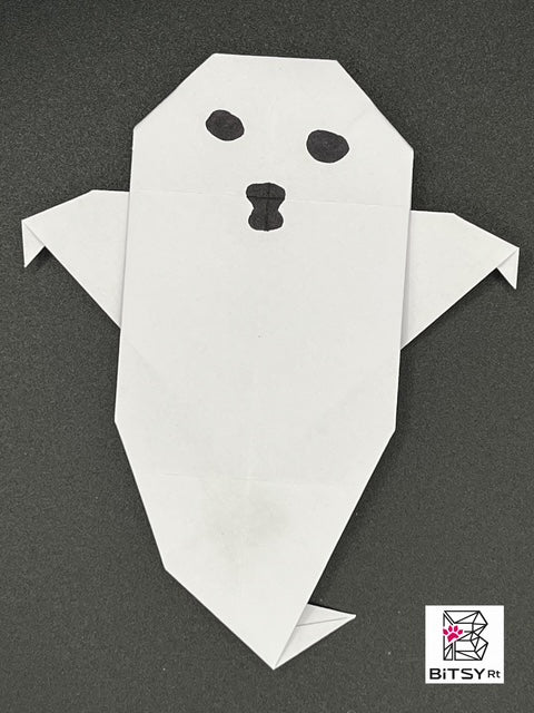 Handmade Origami Ghost Duo
