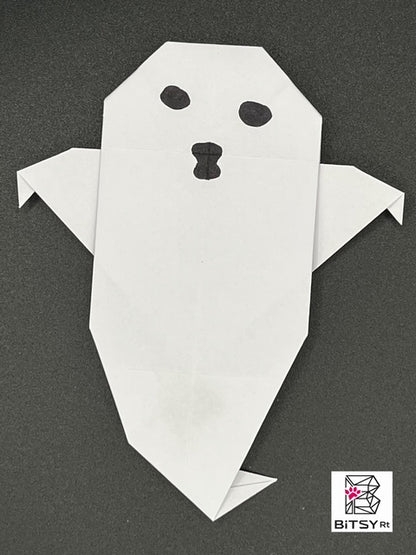 Handmade Origami Ghost Duo
